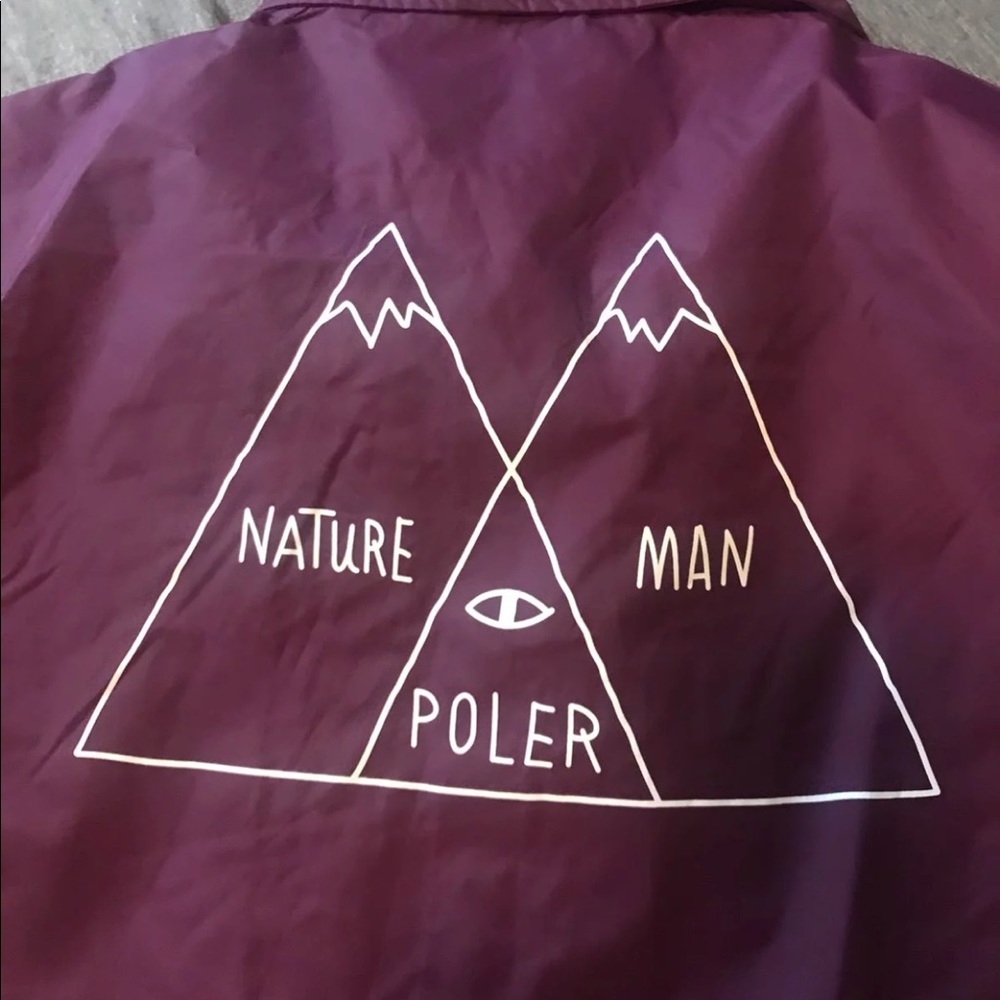 ❌SOLD❌ POLER Purple poler windbreaker